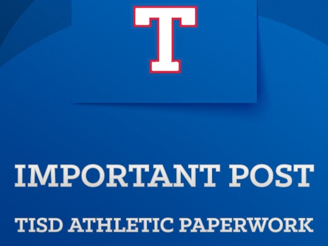 Temple ISD Athletic Paperwork Update