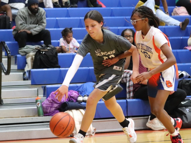 Lady Bearcat 7h Grade A drops season opener at Bonham