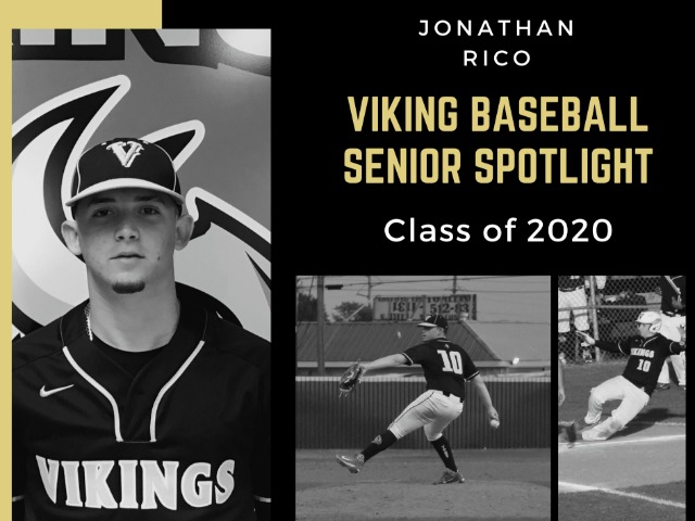 Viking Baseball Senior Spotlight - Jonathan Rico