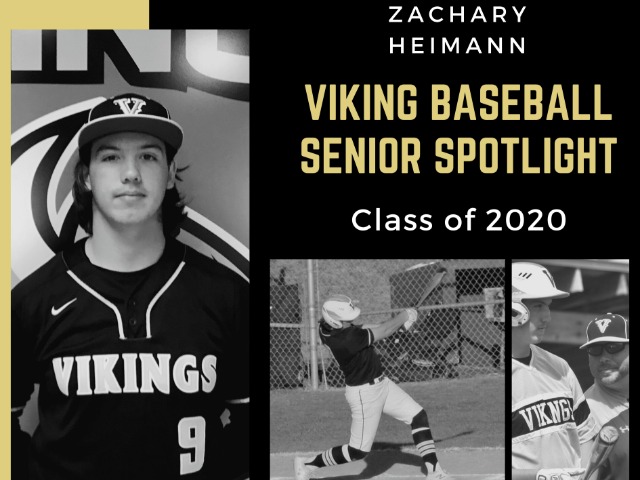 Viking Baseball Senior Spotlight - Zachary Heimann