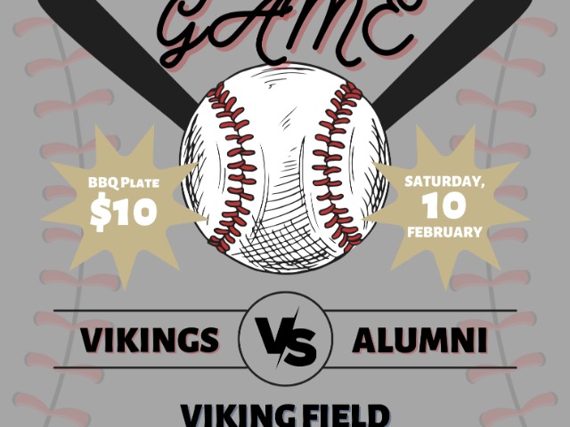 Viking Baseball Alumni Game Set For Feb. 10, 2024