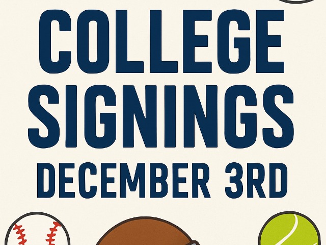 College Signings, December 3rd