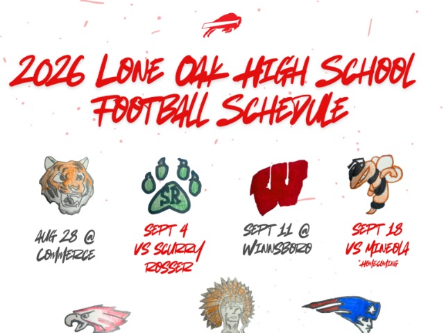 Lone Oak Unveils 2026 Football Schedule