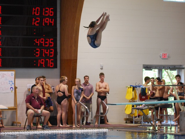 Bulldog Divers Compete Friday Night in Tomball