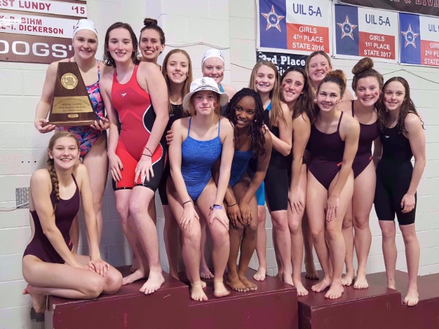 Girls First & Boys Fourth at Region Swim and Dive Championships