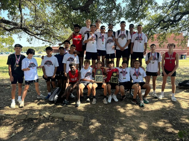 Boys Cross Country District 6-4A Champions