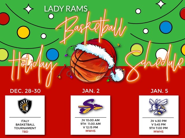 Lady Ram Holiday Basketball Schedule