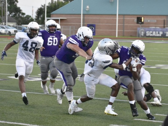 New-face Mustangs grind out scrimmage win at PNG