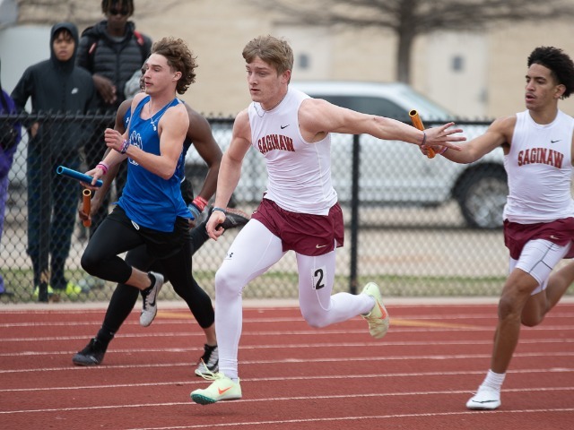 Saginaw track teams earn fourth and fifth at their home meet