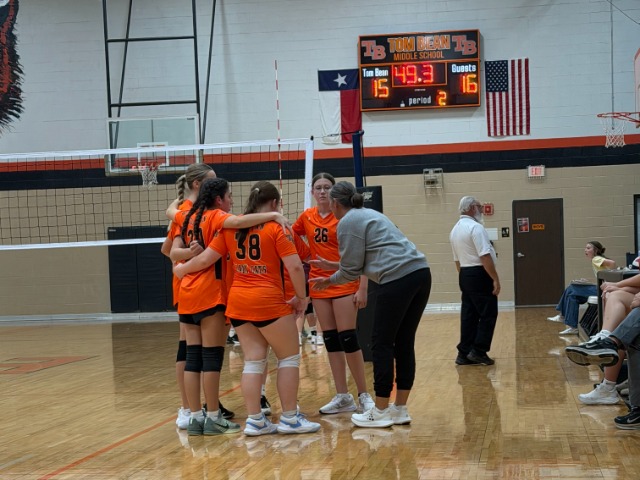 Middle School Volleyball Competes vs. Callisburg