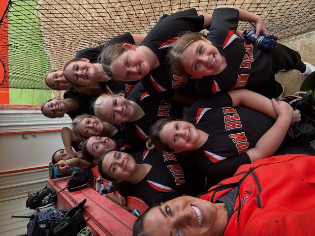 JH Softball Dominates Honey Grove
