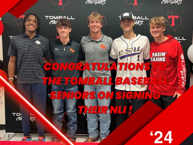 Congratulations Tomball Baseball Seniors!