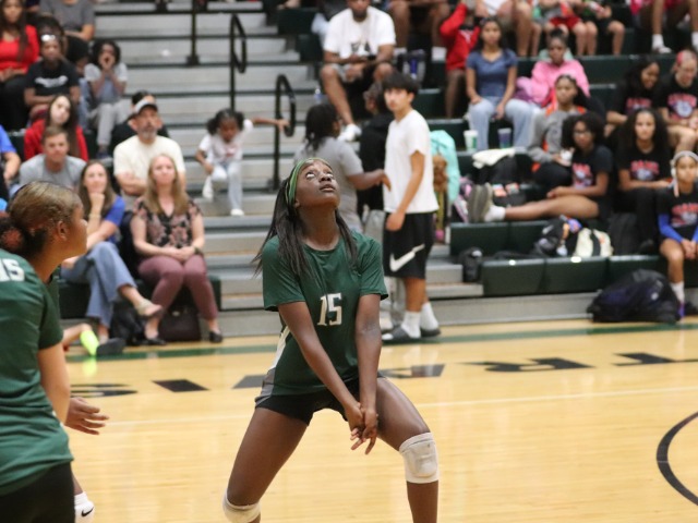 Lady Mustangs Battle Hard, Fall to Bonham Lady Bulldogs in 7th Grade A Volleyball Action