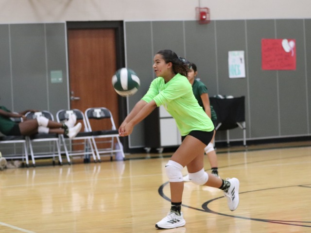 Lady Mustangs Sweep Bonham in Dominant 8th Grade B Performance