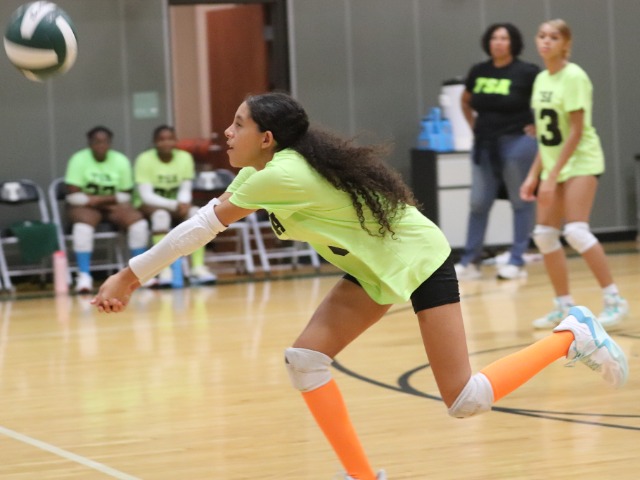Lady Mustangs Tame Pantherettes: Travis 8th Grade A Rolls Past Midway in Straight Sets