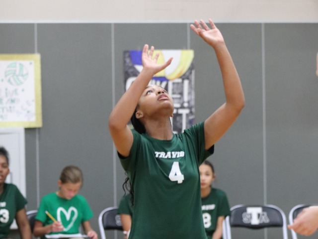 Lady Mustangs 8th Grade B Team Sweeps Lamar Middle School in Regular Season Finale
