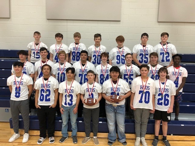 Image for Hall Football Medals in 8th Grade Football