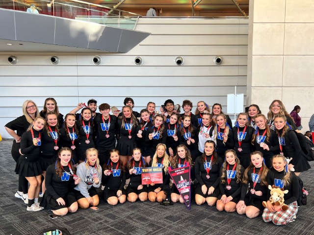 Cheer Places 5th at State; Wins Crowd Leading 