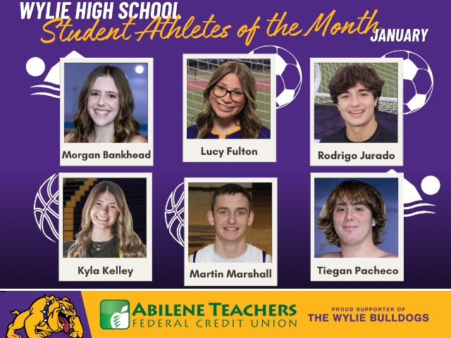 WHS January Student Athletes of the Month