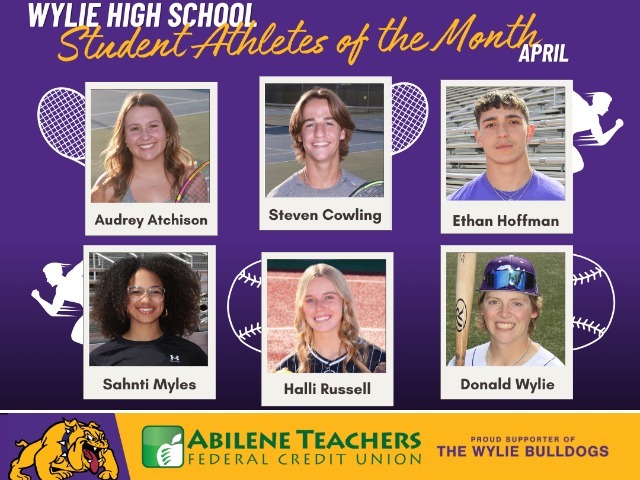 WHS April Students of the Month