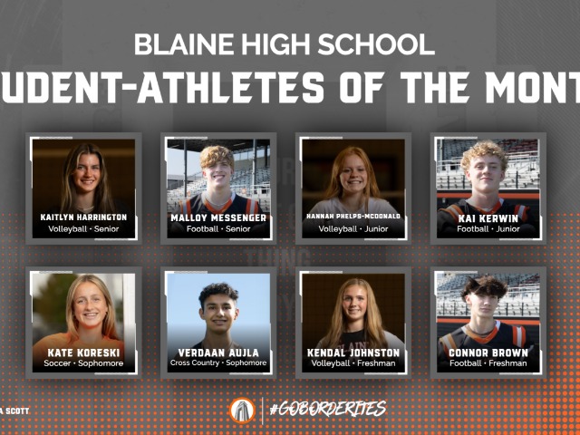 September Student-Athletes of the Month
