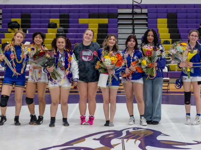 Girls Wrestling Stays Undefeated For Senior Night
