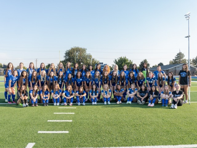 Girls Soccer Program photo gallery available on Big Blue Boosters website