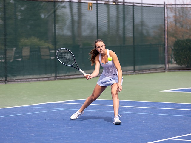 Girls Tennis Upends First Presbyterian Day 3-2 En Route to First Elite Eight Appearance