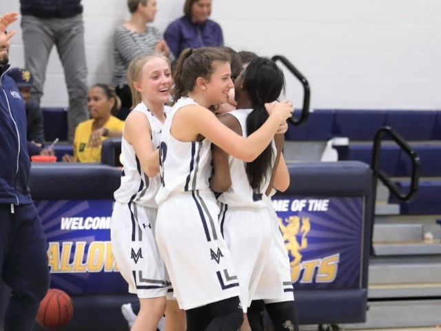 Second Half Surge Sends Varsity Girls Basketball Past WD Mohammed in First Round of Region Tournament