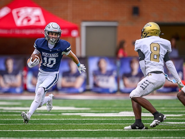 Varsity Football Surges to Win Over B.E.S.T. Academy, 57-20