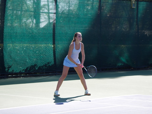 Girls Tennis Advances to Region Tournament Semifinals with 3-0 Victory Over AIS
