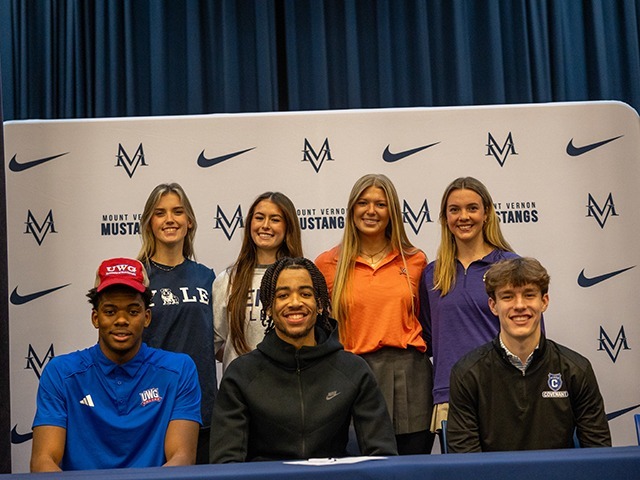 Seven Mustangs Ink National Letters of Intent at Winter Signing Day Celebration