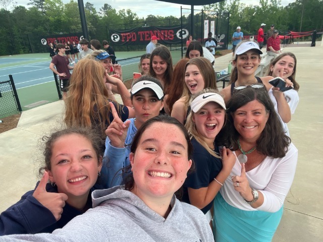 Image for Girls Tennis Upends First Presbyterian Day 3-2 En Route to First Elite Eight Appearance