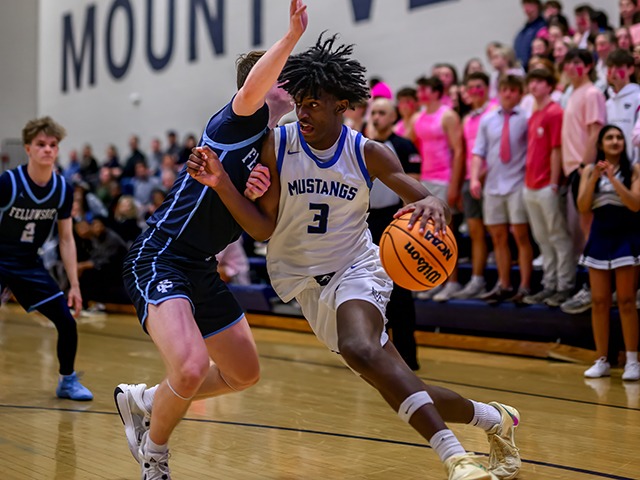 Region Champs! Varsity Boys Basketball Captures Regular Season Title with 75-68 Win at St. Francis image 