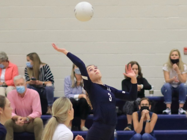 Volleyball Claims Region 5-1A Regular Season Title with Victories Over Galloway, Hebron Christian