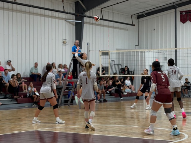 JV Volleyball picks up the win against New Bern Christian.