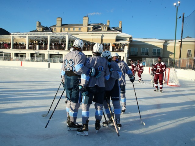 Hockey Wins Outdoor Game as Stretch Run Begins