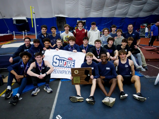 Indoor Track Takes Shore Title for 10th Straight Year