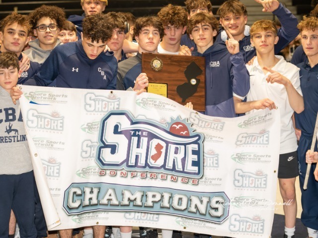 Wrestling Crowned Shore Conference Champion
