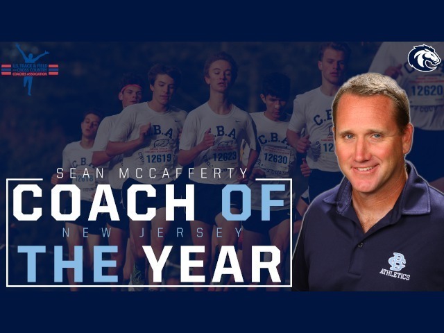 Second Straight Coach of the Year Honor for CBA XC's McCafferty