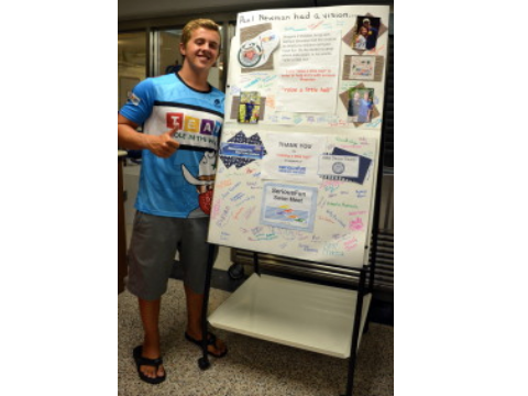 Senior Swimmer Makes Waves for A Great Cause