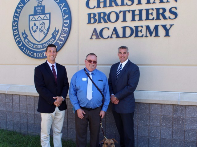Air Force Veteran and Service Dog Visit CBA with a Special Connection