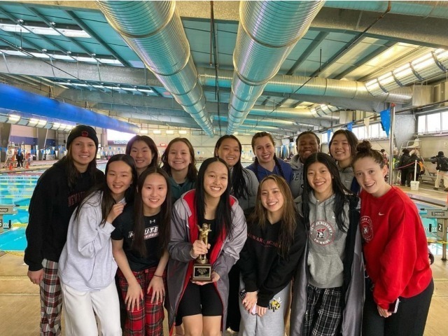 Newark Academy Swimming Breaks Records and Boasts Top Finishes at SEC Championship Meet