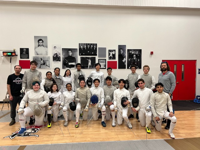 Girls' Fencing Finishes Third at Districts