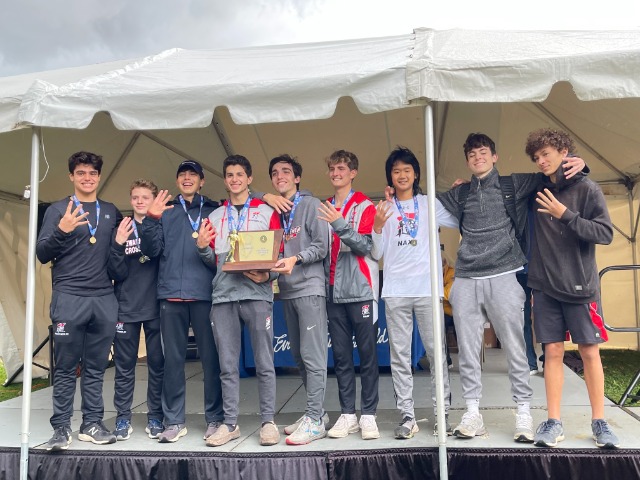 Boys' Cross Country State Championship Four-Peat
