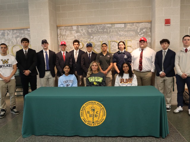 Fourteen Student Athletes Sign Commitment Letters to Play Sports at the Next Level