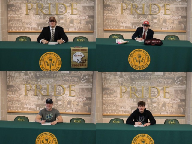 Casey Student Athletes Sign Football Letters of Intent for College