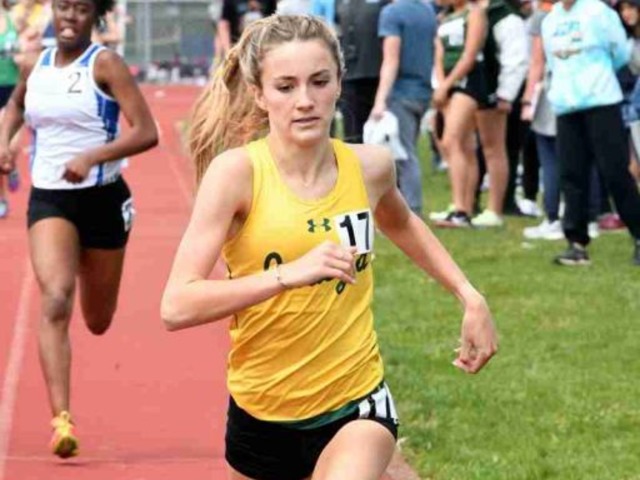 Cate DeSousa Claims Two County Track Crowns