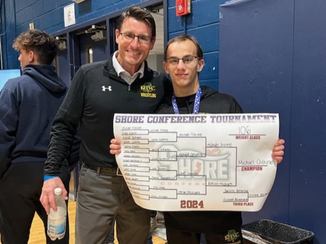 Image for Michael DiBiase Wins Individual Wrestling Shore Conference Title