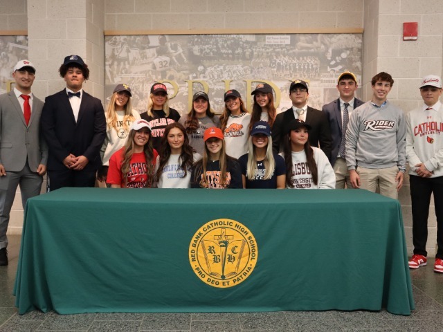 Image for Sixteen Student Athletes Sign Letters of Commitment to Play in College